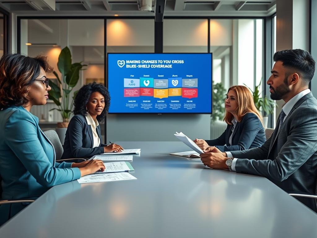 Blue Cross Blue Shield plan modification