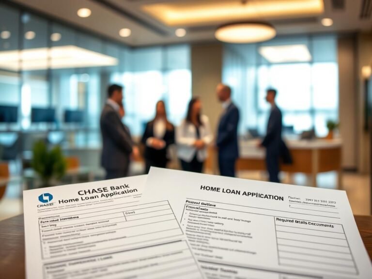 Chase Bank Home Loan Application